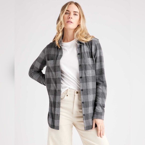 Quince Stretch Sweater Fleece Shirt - Picture 1 of 6